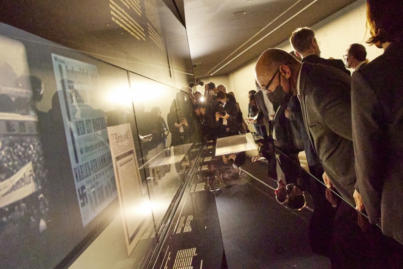 Block 17, Führung durch die österreichische Länderausstellung