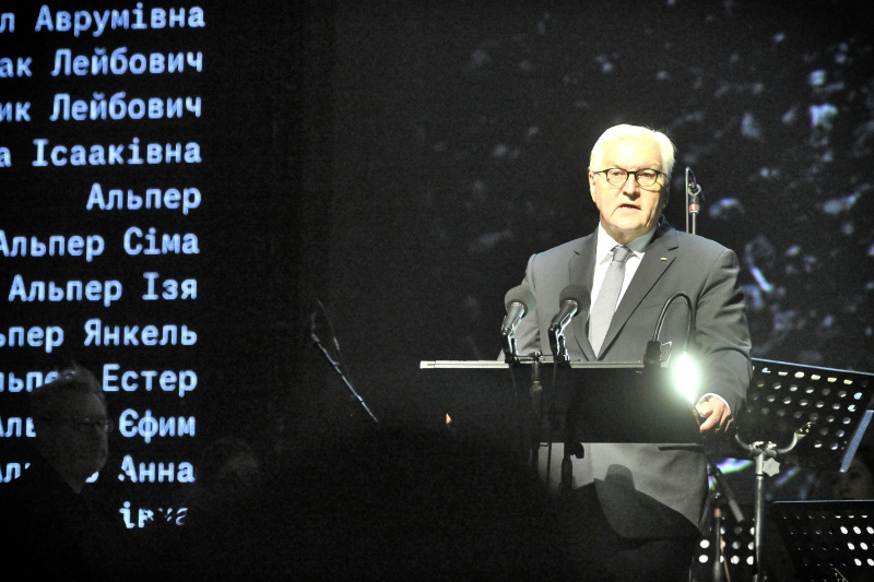 Gedenkveranstaltung, Rede Deutscher Bundespräsident Frank-Walter Steinmeier