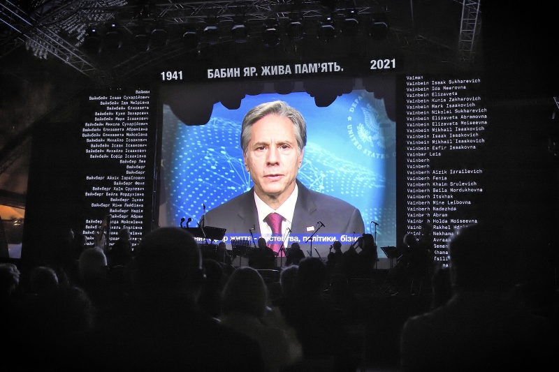 Videobotschaft des Außenministers der USA Antony Blinken
