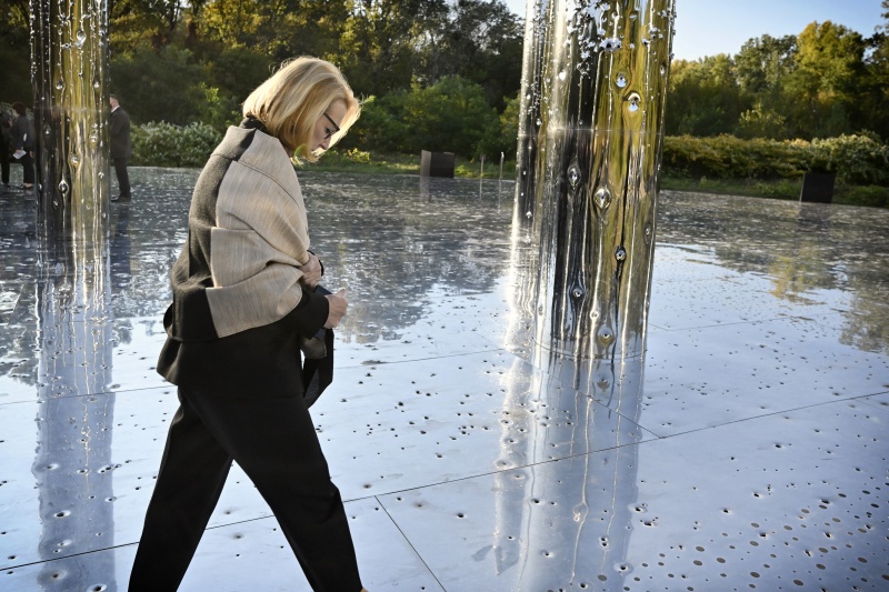 Zweite Nationalratspräsidentin Doris Bures (SPÖ) bei der Gedenkveranstaltung