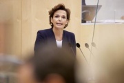 Klubobfrau Pamela Rendi-Wagner (SPÖ) am Rednerpult