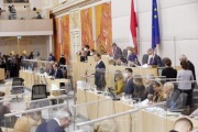 Budgetrede von Finanzminister Gernot Blümel (ÖVP) zum Budget 2022