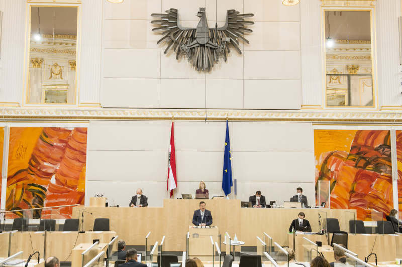 Am Rednerpult: Nationalratsabgeordneter Kurt Egger (ÖVP)