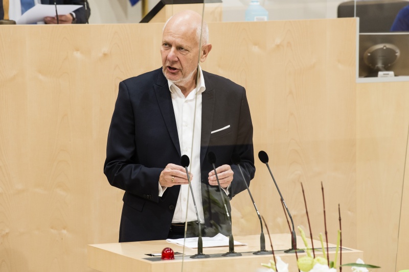 Am Rednerpult: Zukunftsforscher Matthias Horx