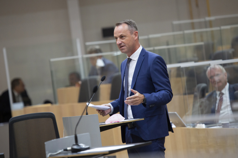 Bundesrat Dominik Reisinger (SPÖ) am Rednerpult