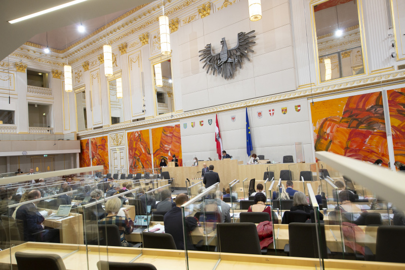 Blick Richtung SitzungsteilnehmerInnen