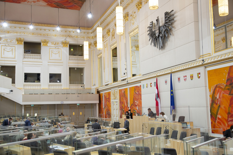 Blick Richtung SitzungsteilnehmerInnen