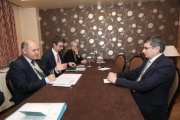 Bilaterales Gespräch mit dem Parlamentspräsidenten der Republik Moldau Igor Grosu
