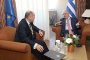Bilaterales Gespräch mit den Präsidenten des Griechischen Parlaments Constantine Tassoulas