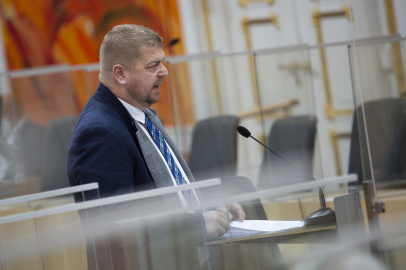 Bundesrat Andreas Arthur Spanring (FPÖ) am Rednerpult