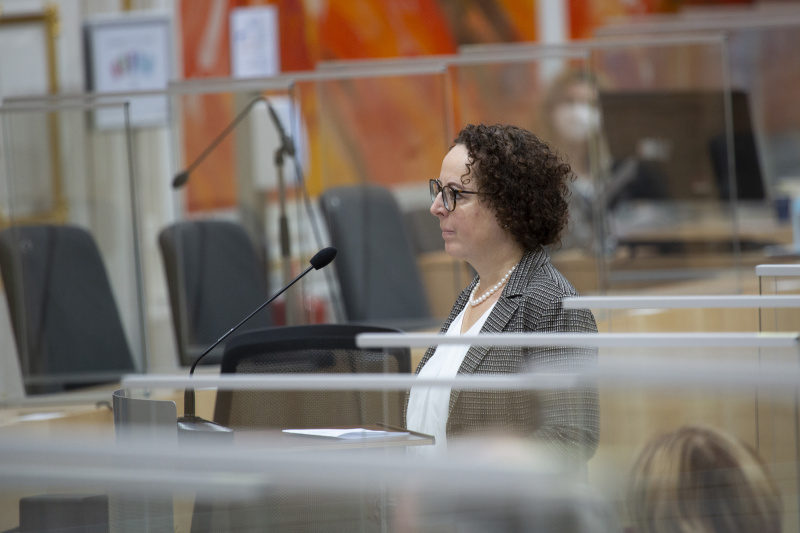 Bundesratsvizepräsidentin Christine Schwarz-Fuchs (ÖVP) am Rednerpult