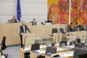 Am Rednerpult Nationalratsabgeordneter Harald Stefan (FPÖ)