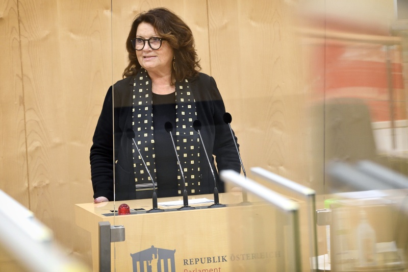 Nationalratsabgeordnete Elisabeth Scheucher-Pichler (ÖVP) am Wort