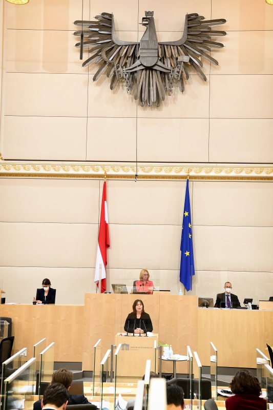 Nationalratsabgeordnete Agnes Totter (ÖVP) am Wort