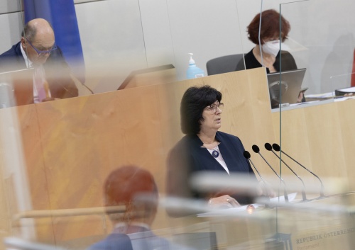 Nationalratsabgeordnete Rosa Ecker (FPÖ) am Rednerpult