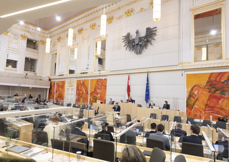 Nationalratsabgeordneter Rainer Wimmer (SPÖ) am Rednerpult