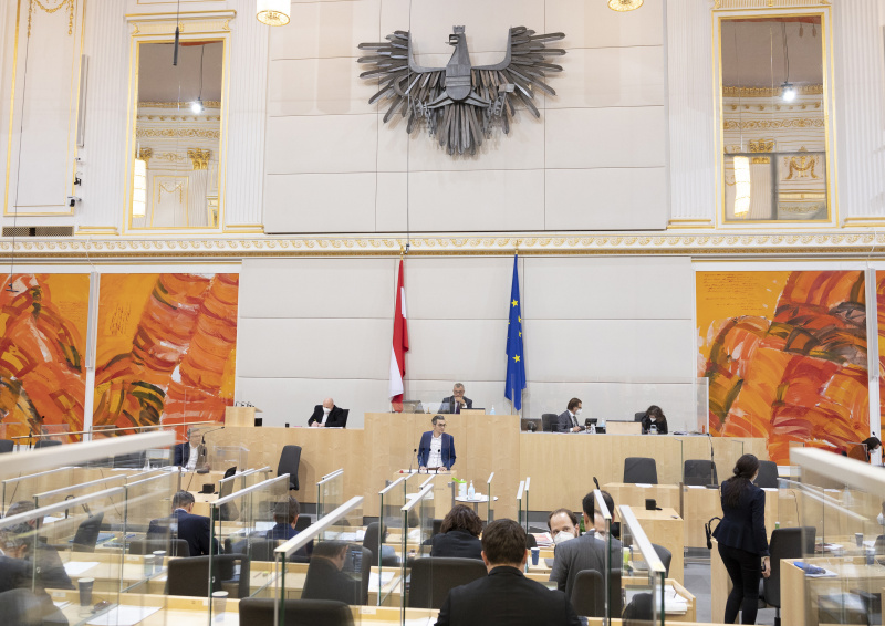 Nationalratsabgeordneter Süleyman Zorba (GRÜNE) am Rednerpult