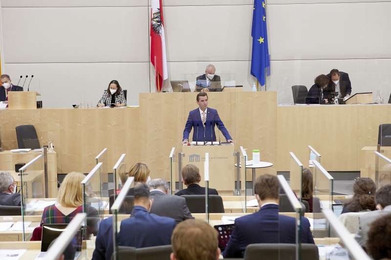Am Rednerpult Bundesrat Josef Ofner (FPÖ)