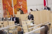 Am Rednerpult Bundesrat David Egger (SPÖ)