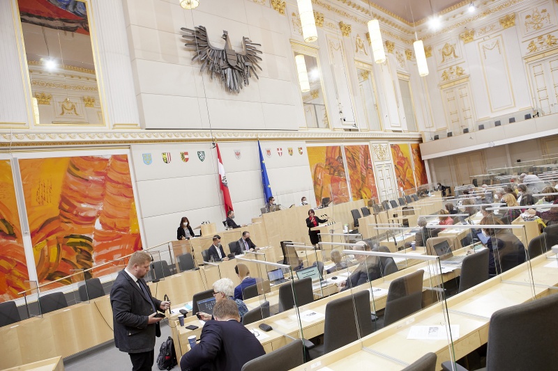Am Rednerpult Bundesrätin Andrea Kahofer (SPÖ)