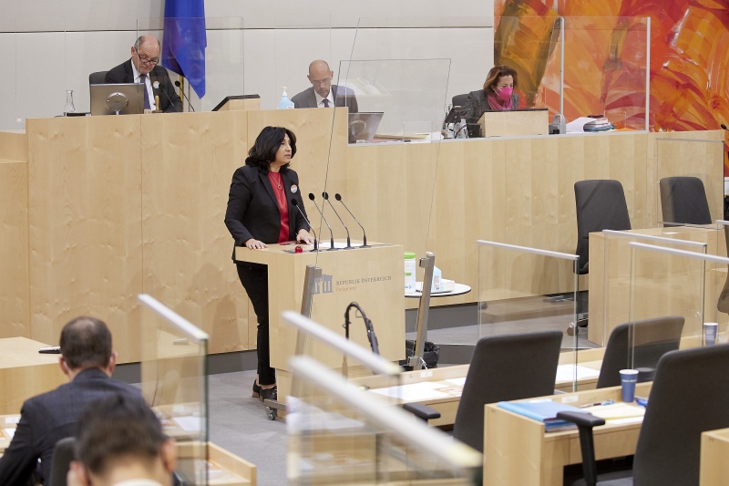 Am Rednerpult Nationalratsabgeordnete Selma Yildirim (SPÖ)