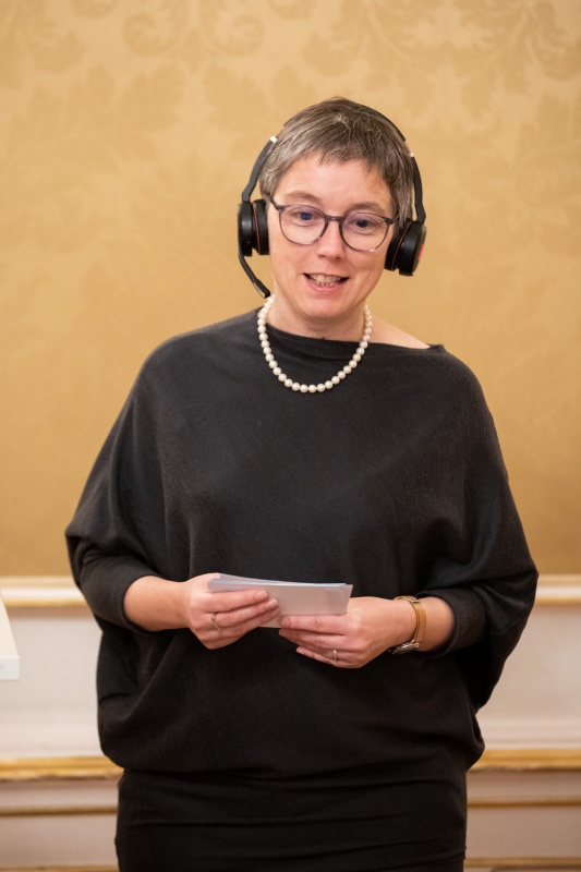 Begrüßung durch Karoline Iber (Kinderbüro der Uni Wien)