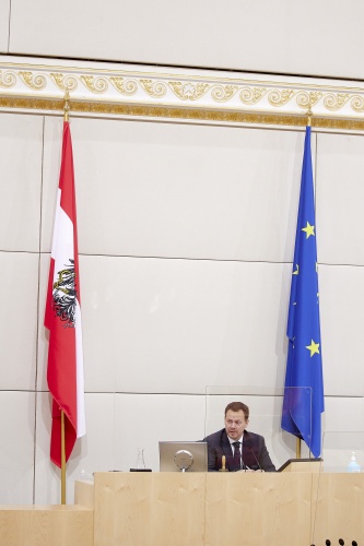 Vorsitz durch Nationalratsabgeordneter Gerhard Kaniak (FPÖ)