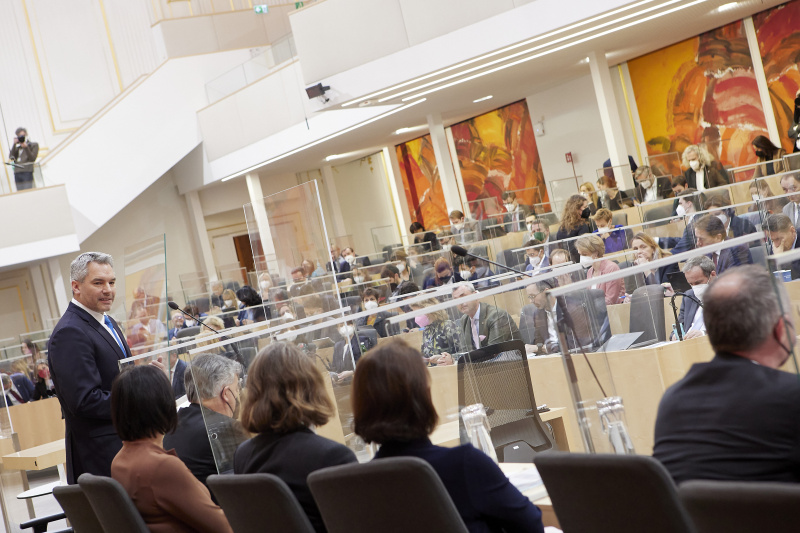 Erklärung von Bundeskanzler Karl Nehammer (ÖVP)