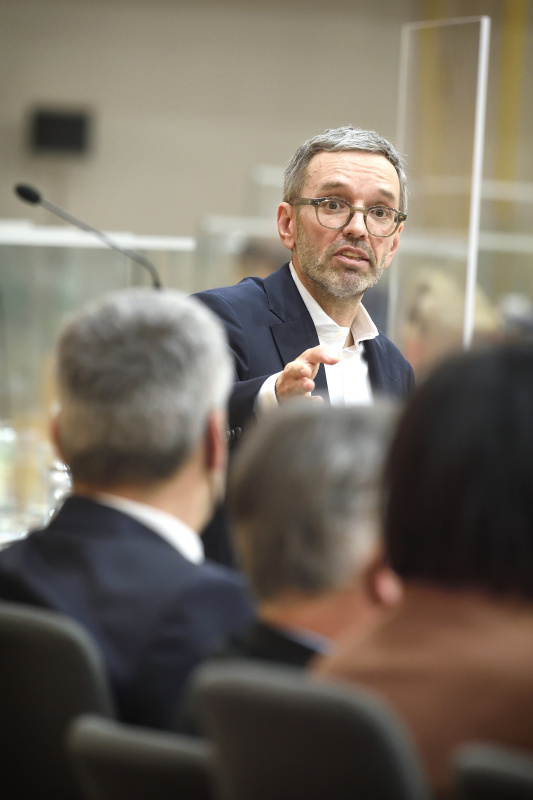 Nationalratsabgeordneter Herbert Kickl (FPÖ) am Wort