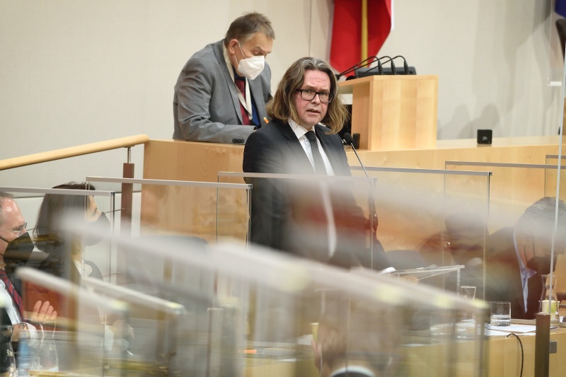 Bildungsminister Martin Polaschek am Wort