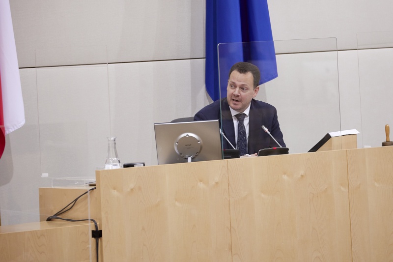 Vorsitz durch Nationalratsabgeordneten Gerhard Kaniak (FPÖ)