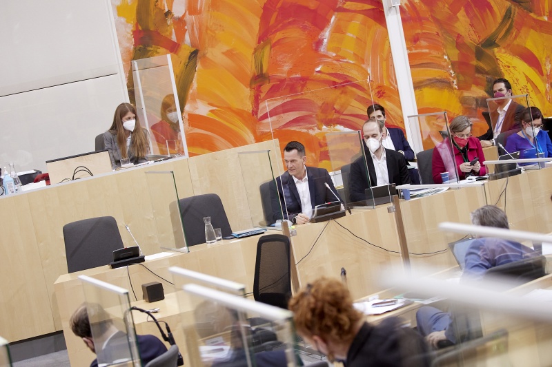 Rede von Gesundheitsminister Wolfgang Mückstein (GRÜNE)