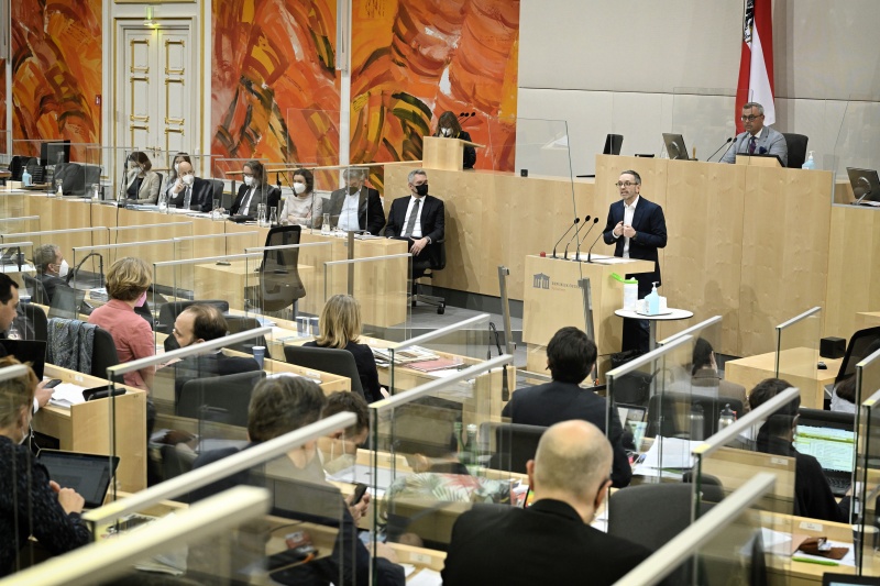 Nationalratsabgeordneter Herbert Kickl (FPÖ) am Wort