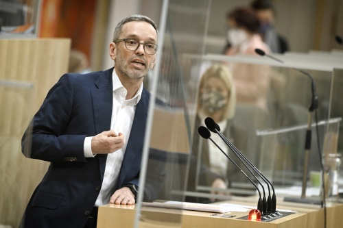 Nationalratsabgeordneter Herbert Kickl (FPÖ) am Wort