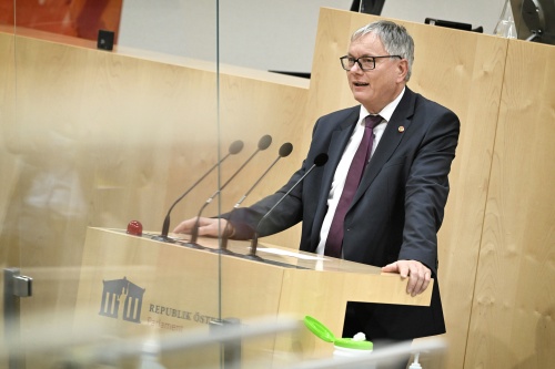 Nationalratsabgeordneter Alois Stöger (SPÖ) am Wort