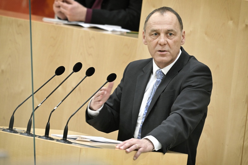 Nationalratsabgeordneter Peter Wurm (FPÖ) am Wort