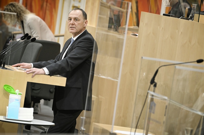 Nationalratsabgeordneter Peter Wurm (FPÖ) am Wort