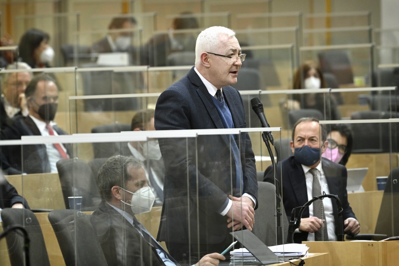 Nationalratsabgeordneter Martin Graf (FPÖ) am Wort