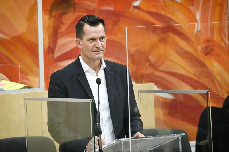 Rede von Gesundheitsminister Wolfgang Mückstein (Grüne)