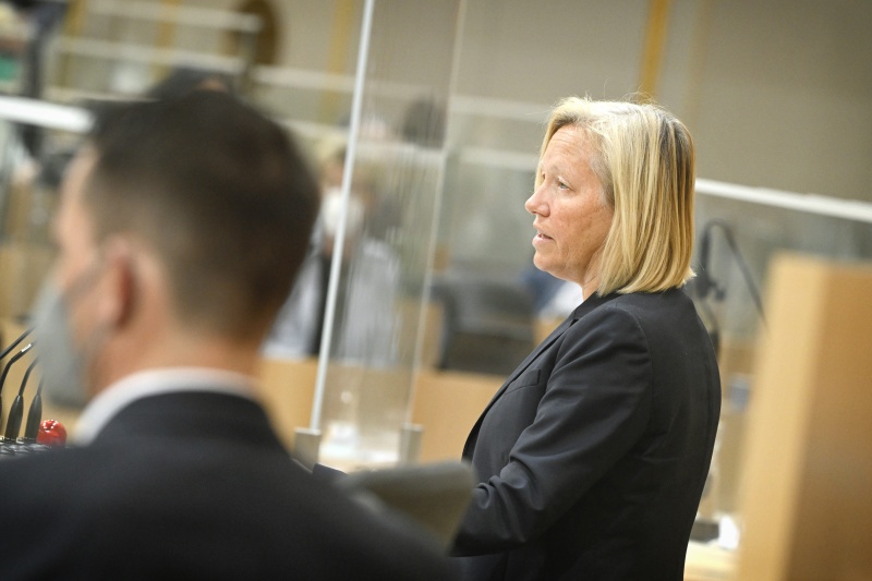 Am Rednerpult: Nationalratsabgeordnete Verena Nussbaum (SPÖ)