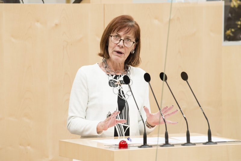 Am Rednerpult: Bundesrätin Michaela Schartel (FPÖ)