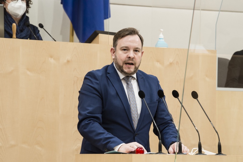 Am Rednerpult: Bundesrat Franz Ebner (ÖVP)