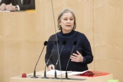 Am Rednerpult: Bundesrätin Bettina Lancaster (SPÖ)