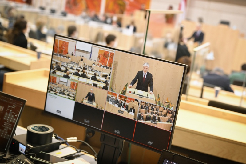 Schlussworte von Parlamentsdirektor Harald Dossi