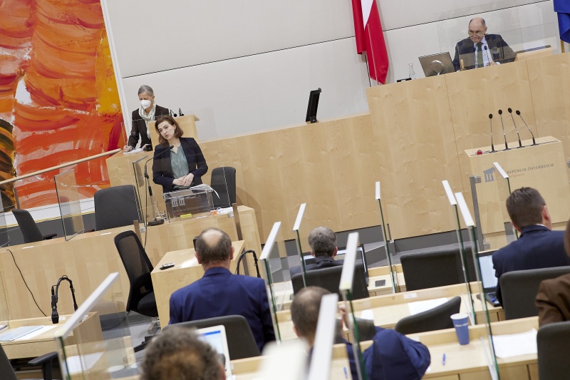 Rede von Justizministerin Alma Zadic (GRÜNE)