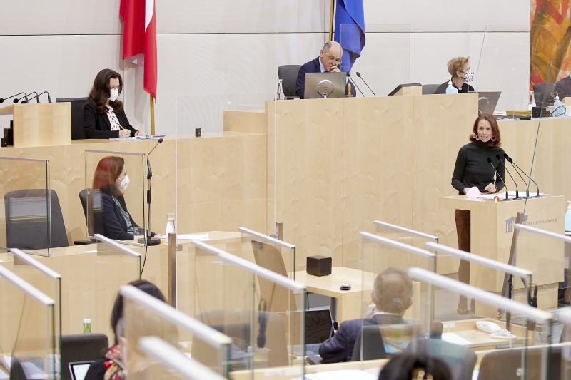 Am Rednerpult: Nationalratsabgeordnete Maria Theresia Niss (ÖVP)