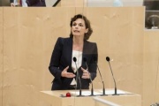 Am Rednerpult: Nationalratsabgeordnete Pamela Rendi-Wagner (SPÖ)