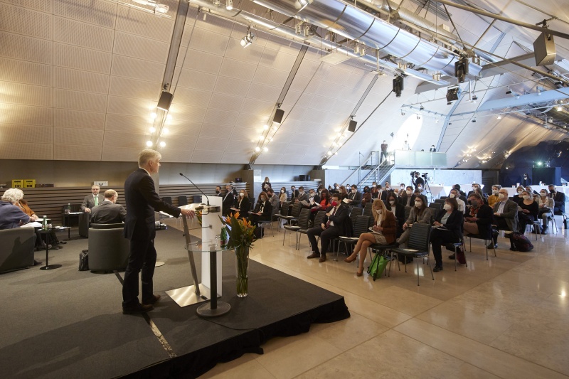 Eröffnungsworte von Parlamentsdirektor Harald Dossi