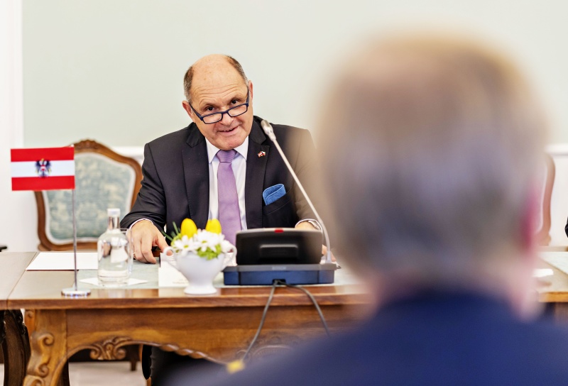 Nationalratspräsident Wolfgang Sobotka (ÖVP) während der Aussprache