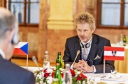 Tschechischer Senatspräsident Milos Vystrcil während der Aussprache